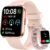 Woneligo Smart Watch for Women, Answer/Make Calls, Alexa Built-in, 1.85″ Touch Screen Fitness Tracker for Android & iPhone, Heart Rate/Sleep/SpO2 Monitor Smartwatch, Waterproof (Rose Gold)