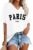 Oversized Tshirts for Women V Neck Short Sleeve Summer Casual Basic Loose Tops 2026