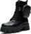 Cape Robbin Women’s Platform Combat Boots – Lace Up Chunky Ankle Booties with Built-in Zippered Pouch – Side Zipper Lug Sole Boots with Buckle Strap Round Toe (Monalisa)