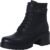 Women’s Combat Boots Classic Lace-Up Ankle Booties with Side Zipper & Buckle, Chunky Mid Heel