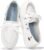 Project Cloud Canvas Sneakers for Women – Memory Foam Slip On Shoes Women Footwear – Lightweight and Non Slip Fashion Sneakers (Seasalt)
