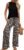 WIHOLL Two Piece Set for Women Summer Spring Outfits Cruise Travel Airport Beach Vacation Mock Neck Wide Leg Pants Set