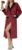 Ekouaer Robes for Women Soft Long Bathrobe Lightweight Fleece Shawl Collar Spa Robe Cozy Sleepwear with Pockets S-XXL