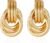 Gold/Silver Statement Geometric Earrings for Women Chunky Gold Knot Link Drop Dangle Earrings Trendy Jewelry Gift