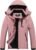 MOERDENG Women’s Waterproof Ski Jacket Warm Winter Snow Coat Mountain Windbreaker Hooded Raincoat Jacket