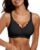 Vertvie Women Seamless Jelly Bras No Underwire Supportive Wireless Push Up Full Coverage Bralette Comfy Scalloped T-Shirt Bra