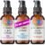 GLEOW Retinol Serum for Face, Vitamin C with Hyaluronic Acid Face Serum for Women and Men, Glow Total Package Skin Care Set, Targets Appearance of Uneven Skin Tone and Dryness 3×2 oz