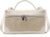 Crossbody Bag for Women Pouch Top-Handle Leather Bag Designer Shoulder Handbag Quiet Luxury Trendy Purse (Beige)