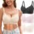Womens Seamless T-Shirt Bras 3 Pack Wireless Comfy Jelly Bra, Full Coverage Bralette No Show Under Clothes