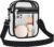 USPECLARE Clear Purse Stadium Transparent Messenger Bag Stadium Approved for Men and Women Clear CrossBody Bag