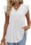 WIHOLL Womens Summer Tops 2026 Babydoll Shirts Ruffle Sleeve Spring Outfits Dressy Casual Blouses