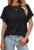 AUTOMET Women’s Oversized Short Sleeve T Shirts Casual Summer Everyday Tops