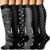 Copper Compression Socks for Women & Men (6 pairs) – Best Support for Nurses, Running, Hiking, Recovery