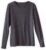 Fair Indigo Women’s 100% Organic Pima Cotton Relaxed Long Sleeve Crew Neck T-Shirt