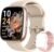 Smart Watch 2026 Upgrade for Women Men Android & iPhone [2 Bands, 44mm case, 1.83”], Alexa Built-in, Make/Answer Call, HR SpO2 Sleep Stress Monitor Fitness Tracker, IP68 Waterproof Step Counter Watch