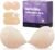 Invisible Strapless Sticky Bra Push up for Women, Ultra Adhesive Bra for Backless Dress, Cleavage Bra Lift Novelty Bras (C Cup, Light Beige)