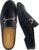 CUSHIONAIRE Yummy Slip On Womens Mules, Business Casual Loafers for Women with Low Heel and Metal Chain Detail – [Run Small Size Up]