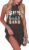 Sun Salt Sand Coconut Tree Tank Mini Dress for Women Sleeveless Beach Praty Shirts Summer Vacation Short Mini Dresses