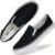 Emma Shoes Low-Top Slip Ons Women’s Fashion Sneakers Casual Canvas Sneakers for Women Comfortable Flats Breathable Padded Insole Slip on Sneakers Women Low Slip on Shoes