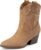 DREAM PAIRS Women’s Cowboy Cowgirl Boots Embroidered Stitched Short Western Boots Low Chunky Heel Pointed Toe Ankle Booties