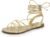 DREAM PAIRS Lace-up Gladiator Sandals Strappy Dressy Summer Flat Sandals for Women