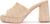 Monrovia Raffia Heeled Sandals for Women，Platform Wedge Slip On Block Heel, Dressy Summer Open Toe Chunky High Heel Vacation Beach Slides Sandals