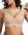 Popilush Wireless Bras Women Seamless No Underwire Push Up Bra Supportive Deep V Bralette Everyday Comfortable T-Shirt Bra