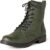 Amazon Essentials Women’s Lace-Up Combat Boots with Lug Sole and Side Zipper