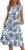 WIHOLL Summer Dresses for Women 2026 Cap Sleeve Casual Sundresses Floral Tiered Swing Fashion Beach Vacation Dress