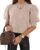 Women’s Puff Short Sleeve Sweater Tops 2025 Summer Fall Trendy Knit Crew Neck Casual T Shirts Blouses