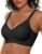 Vertvie Womens Wireless Jelly Bras No Underwire Push Up Seamless Bra Supportive Full Coverage Bralette Regular and Plus Size