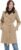 Michael Kors Women’s Double Button Trench Coat With Belt and Detachable Hood