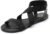 DREAM PAIRS Women’s Elastic Ankle Strap Flat Sandals Summer Dressy Shoes Cute Strappy Gladiator Sandals