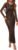 WIHOLL Women’s Bodycon Maxi Dress Fall Fashion Long Sleeve Floral Print Tight Fitted Party Club Ruched Dresses