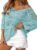 Dokotoo Women’s 2026 Spring Summer Crochet Hollow Out 3/4 Sleeve Pullover Sweater Off Shoulder T-Shirts