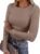 ANRABESS Women Long Sleeve Shirts Rib Knit Slim Fit Tops Basic Tee Spring Outfits Casual T-Shirt Underscrubs Layer Clothes