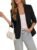LookbookStore Blazers for Women Suit Jackets Dressy 3/4 Sleeve Blazer Business Casual Outfits for Work