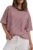 CHYRII Womens Oversized Striped T Shirts Short Sleeve Fashion 2026 Casual Crewneck Summer Y2K Clothes