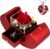 Preserved Real Red Rose with l Love You Necklace -Mothers Day Gifts for Mom Her Wife Girlfriend Women Grandma on Valentines Mothers Day Christmas Anniversary Romantic-Red