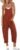 Lentta Women’s Causal Jumpsuits V Neck Sleeveless Harem Overalls Stretchy Adjustable Strap Romper with Pockets