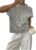 SOLY HUX Women’s Short Sleeve Sweater 3D Floral Sweaters Pullover Tank Tops Knit Vest Trendy Fashion Clothing