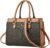 KURGOOL Handbags Purses for Women, Trendy Leather Dual-tone Tote Purse, Designer Handbag Shoulder Bag Top Handle Satchel Bags