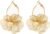 Dangle Flower Earrings for Women Statement Trendy Hoop Earring Floral Drop Earrings Jewelry
