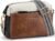 BOSTANTEN Crossbody Purse for Women Triple Zip Cell Phone Leather Handbag with Colored Shoulder Strap