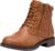 Vepose Women’s Combat Ankle Boots Lace up Comfortable Short Booties Low Heel