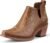Rollda Cowboy Ankle Booties for Women, Cowgirl Short Boots with Chunky Stack Heels, V Cutout Ladies Western Booties for Cowboy Chic Style