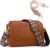 LOVEVOOK Crossbody Bags for Women with 2Pcs Adjustable Strap, Leather Small Purses with RFID Blocking Slots, Shoulder Handbag
