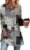 OFEEFAN 3/4 Length Sleeve Womens Tops Dressy Casual Plus Size Tunics to Wear with Leggings