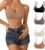 DEANGELMON V Neck Bra Padded Seamless Adjustable Straps Bralettes Everyday Basic Sleeping Bras Multiple Pack