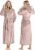 NY Threads Premium Womens Robe with Hood, Plush Fleece Long Bath Robe for Women, Fluffy Soft Women’s Bathrobe